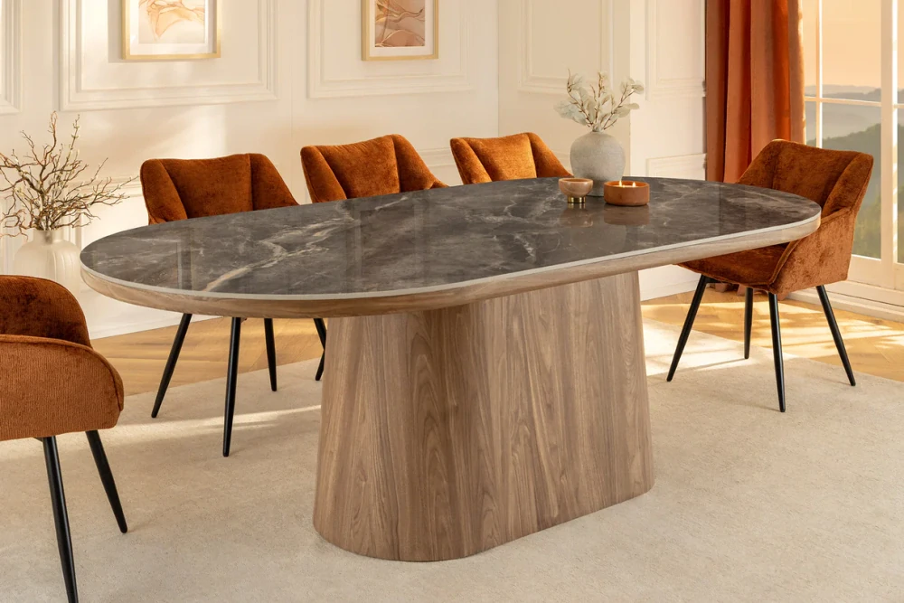 Jídelní stůl Unique Walnut 200
