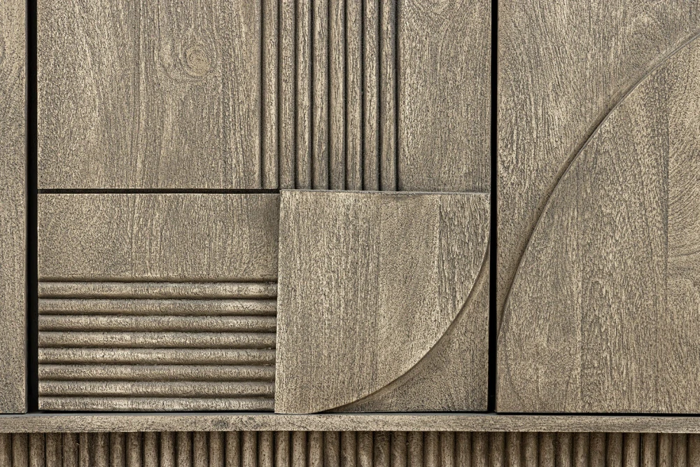 Komoda Art Deco Smoked Grey