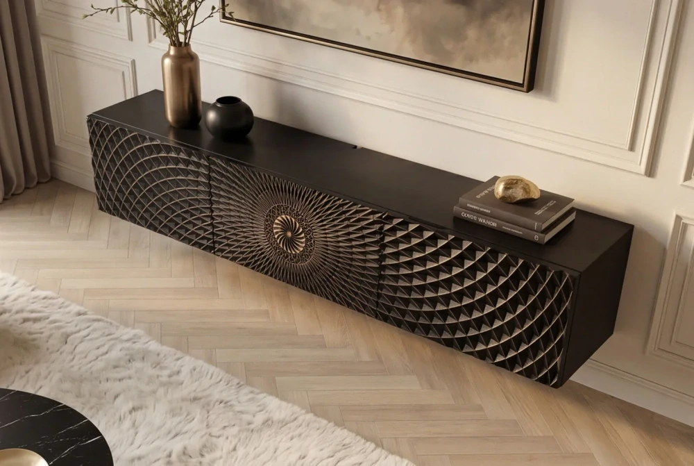 TV skříňka Illusion Mango Wall