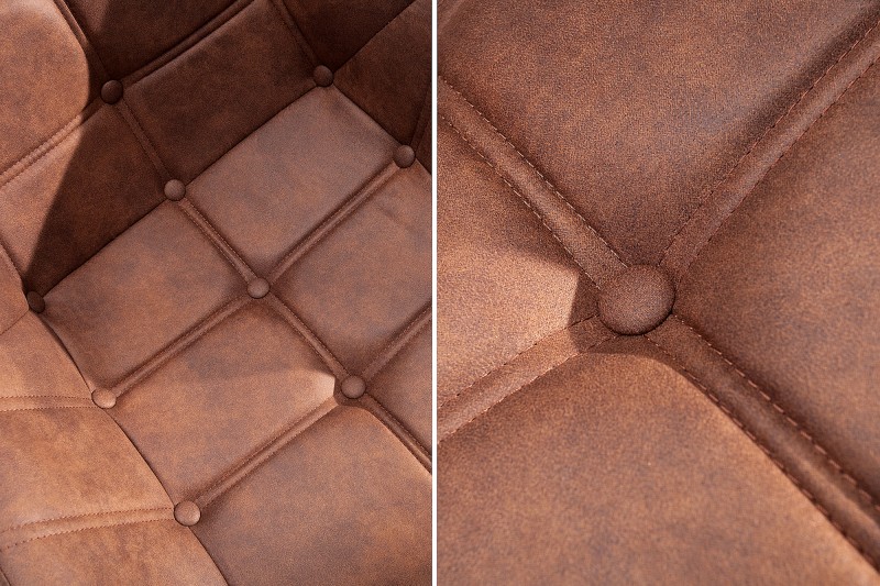 Židle DUTCH BUTTON ANTIK BROWN