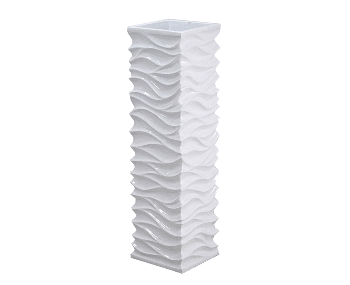Květináč CUBICON WHITE 100