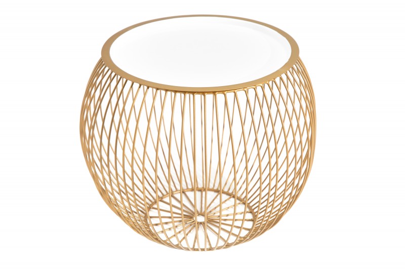 Stolek STORAGE II GOLD WHITE 41