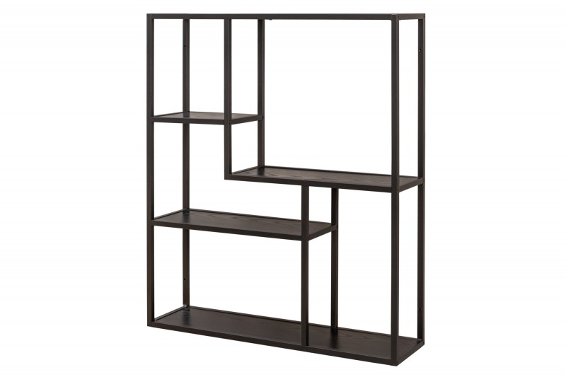 Regál BELIZE BLACK WALL