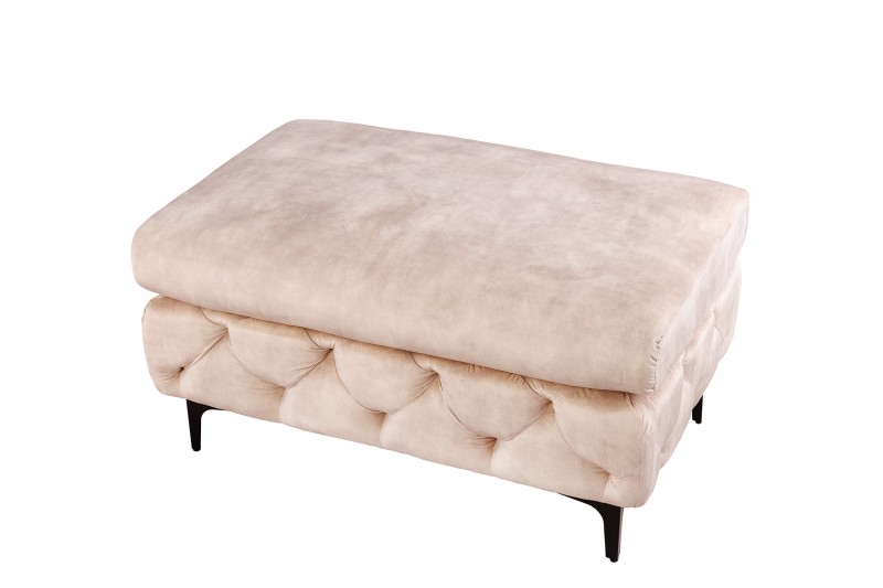 Taburet MODERN BAROCK STOOL CHAMPAGNE