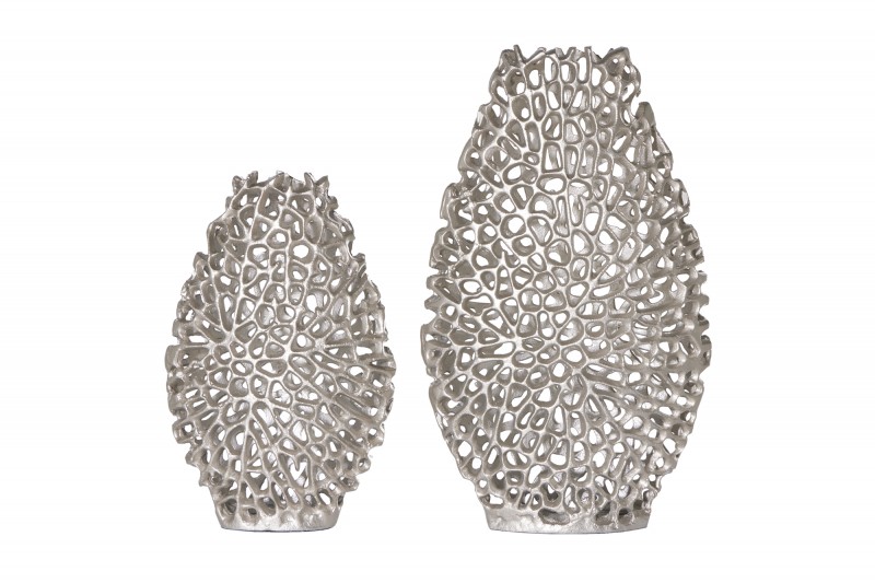 Váza LEAF PAID SILVER 30