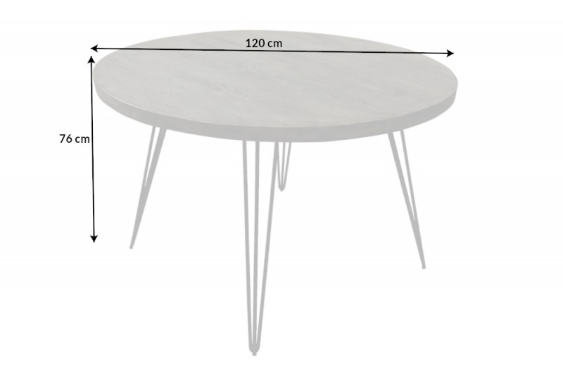 Jídelní stůl SCORPION GRAY 120