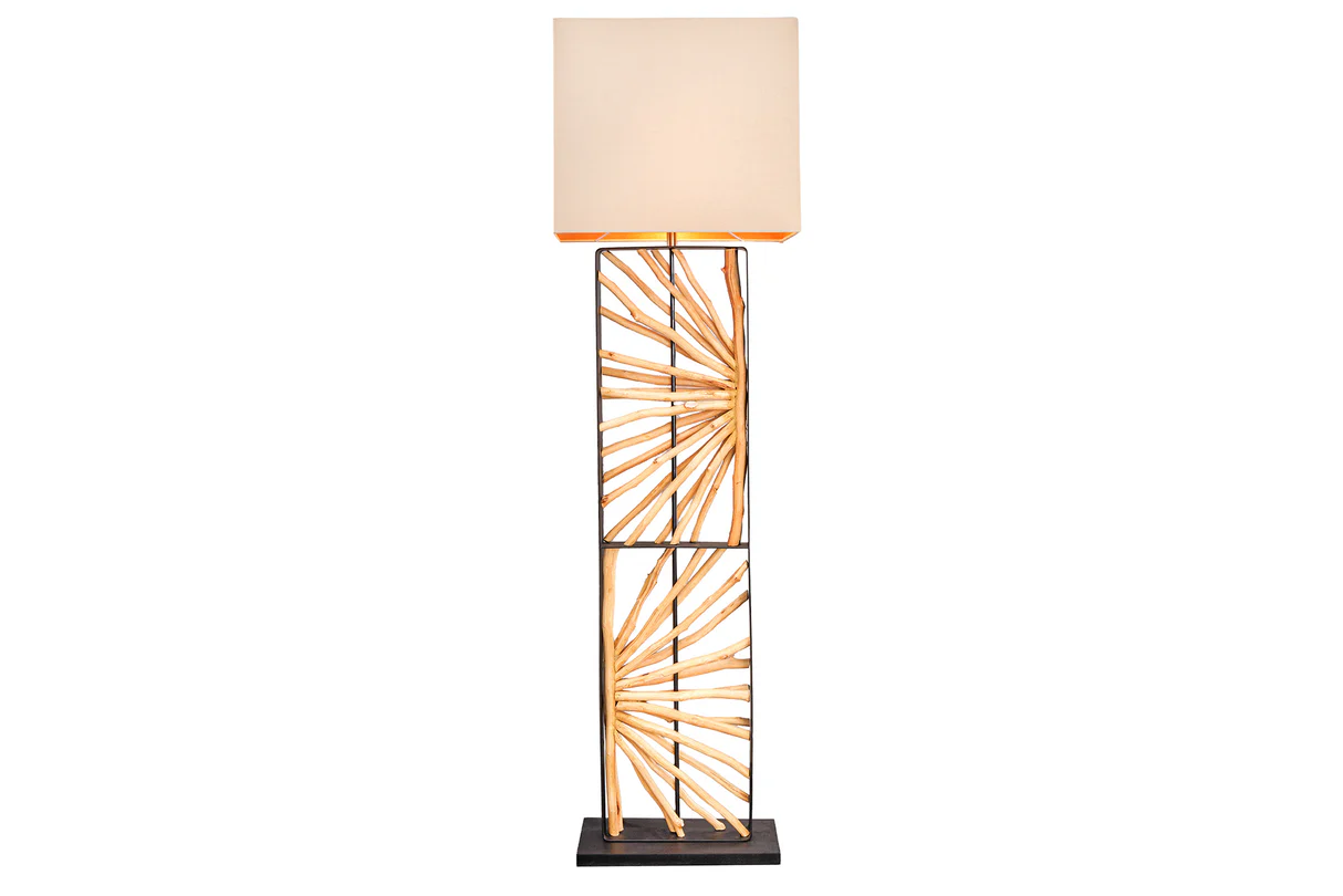 Stojanová lampa Logan Wood