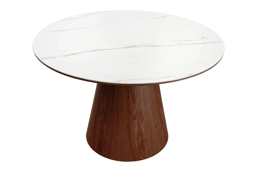 Jídelní stůl Unique Round 120 Walnut
