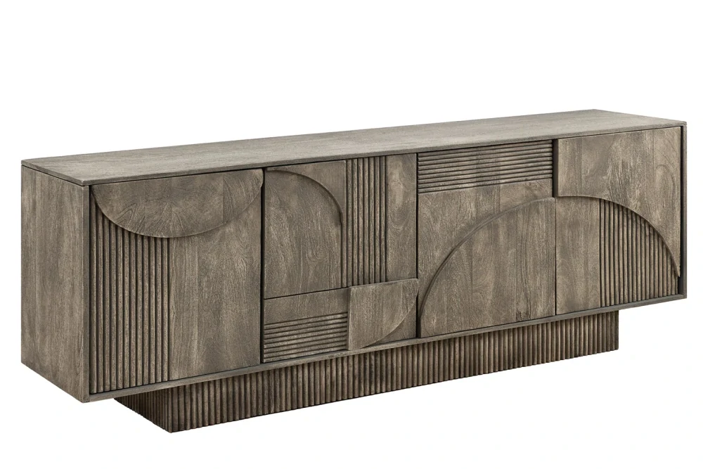 Komoda Art Deco Smoked Grey