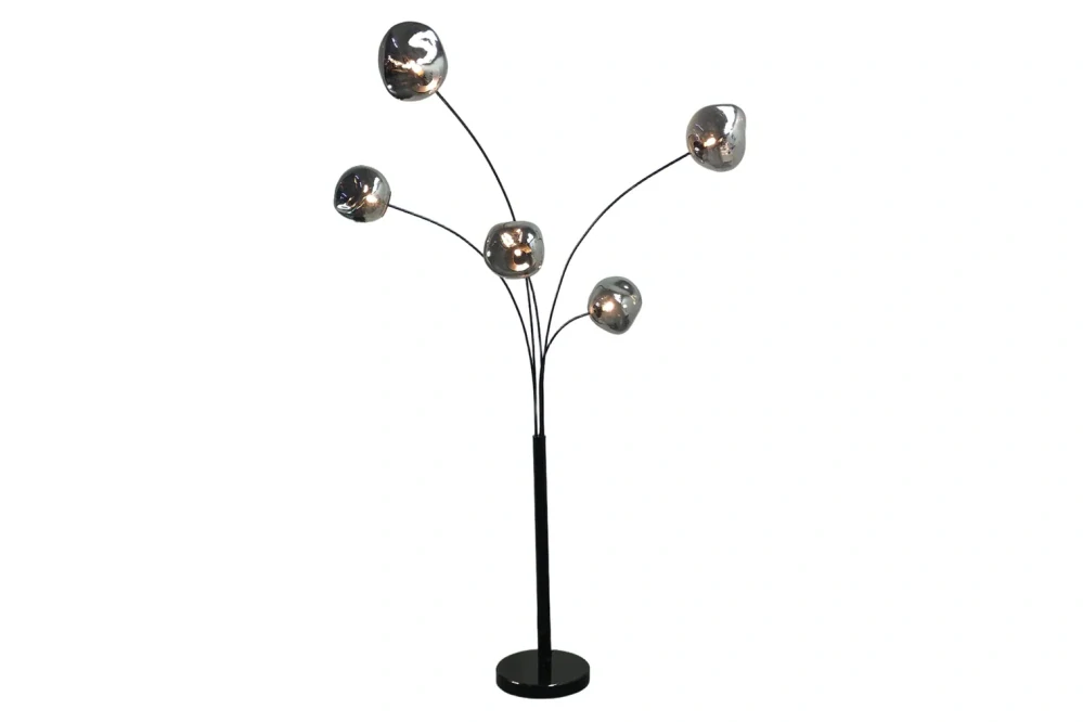 Stojací lampa Liquid Diamond Smoke