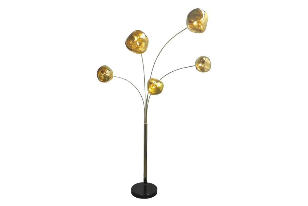 Stojací lampa Liquid Diamond Gold
