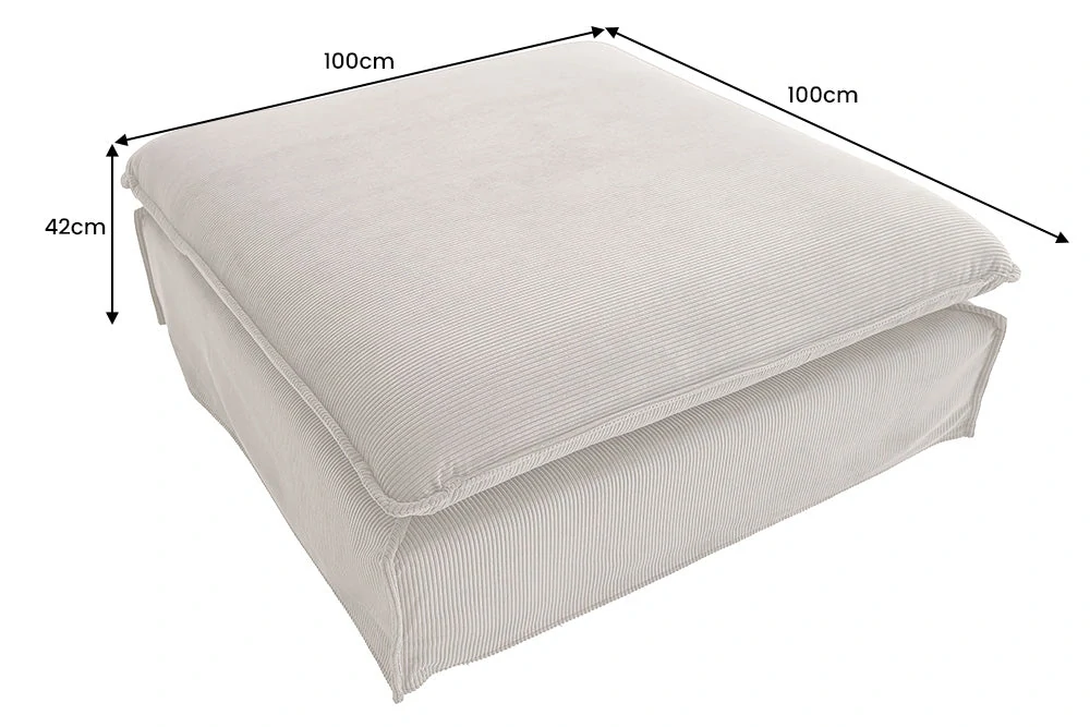 Taburet Cloud Cord Greige