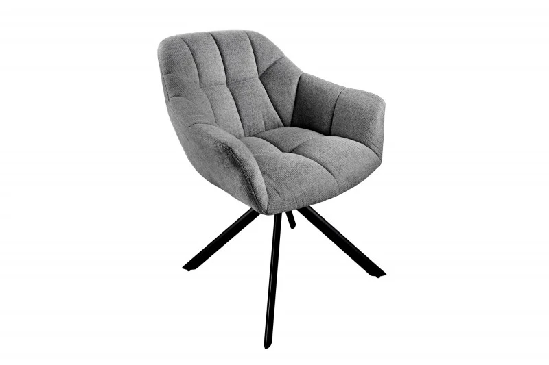 Křeslo BERGAMO DARK GRAY
