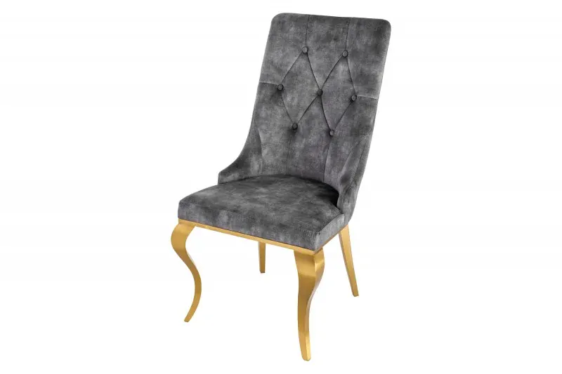 Židle CASTILLO GOLD GRAY