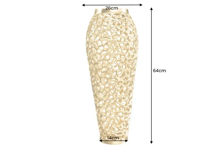 Váza LEAFNET GOLD 65