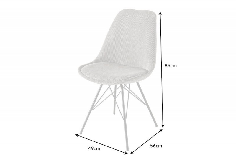 Jídelní židle SCENER CORD GRAY