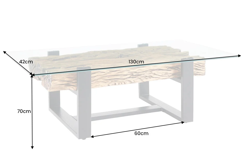 Konferenční stolek Barracuda Teak
