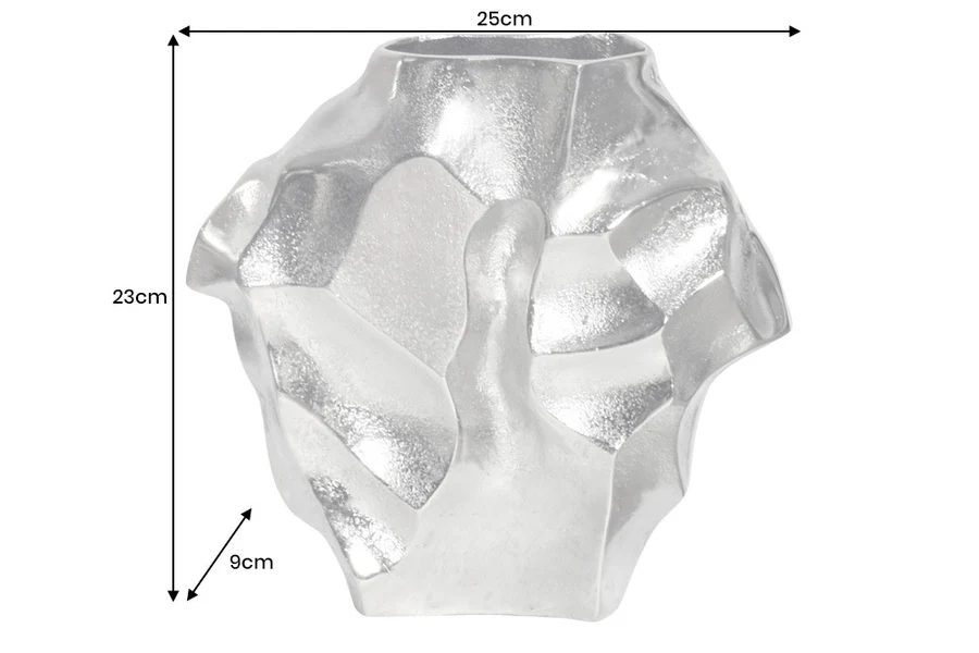 Váza Liquid Silver 23