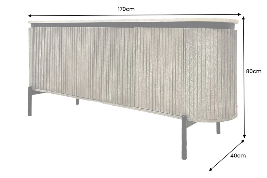 Komoda Adlon White