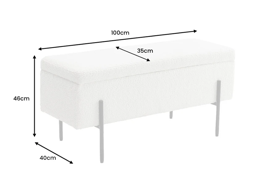 Lavice Loft Bouclé