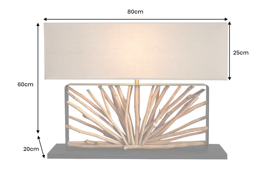 Lampa Logan Wood