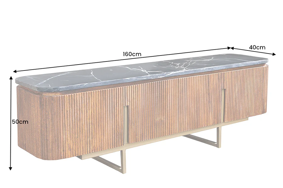 TV stolek Gatsby Marble 160