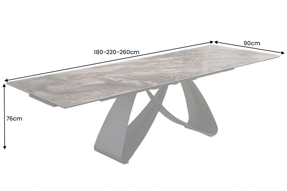 Jídelní stůl Infiniti Taupe