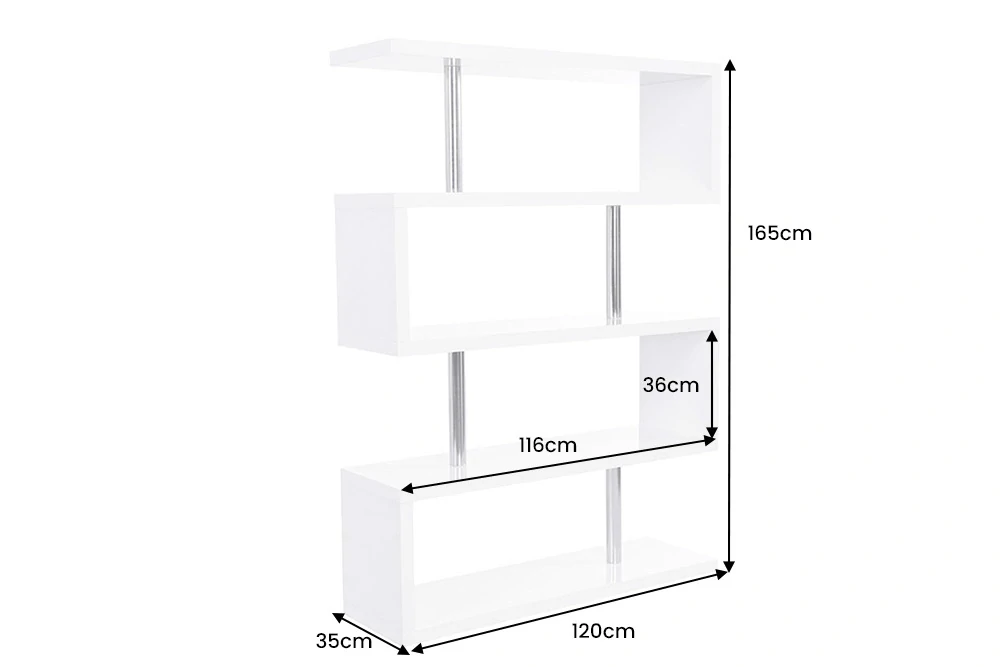 Regál SNICKER WHITE