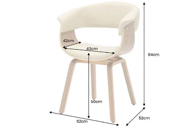 Židle Organita Oak Creme