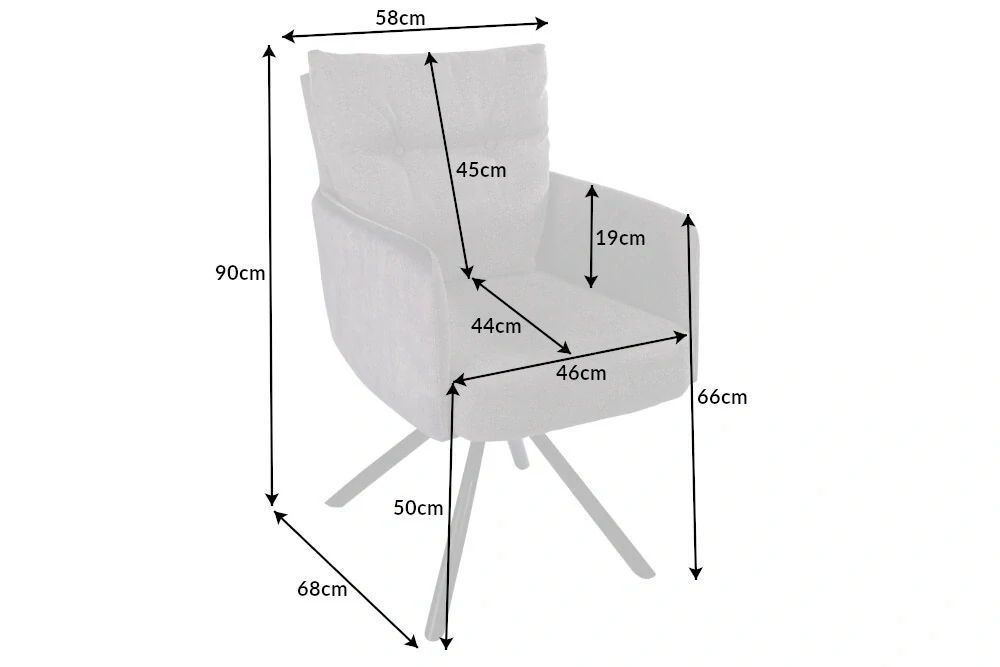 Křeslo Big George Champagne Beige
