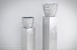 Květináč DENICA SILVER 40