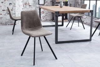 Židle AMBER RETRO GRAY