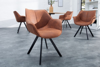 Židle DUTCH RETRO ANTIK BROWN