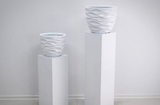 Květináč DENICA WHITE 33