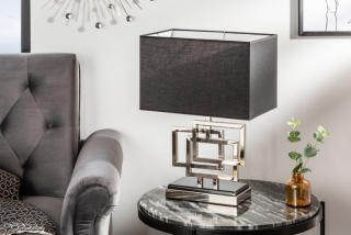 Stolní lampa LENORO SILVER