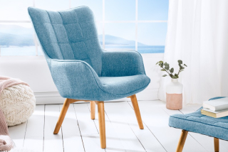 Křeslo SCANDINAVIA BLUE