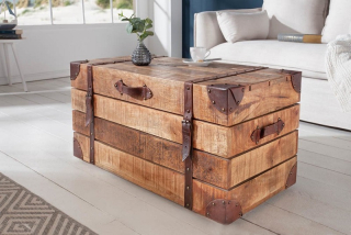 Stolek CUBE TRUNK MANGO