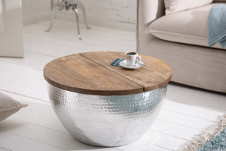 Stolek HAMMER STORAGE SILVER