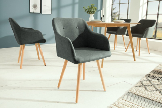 Židle SCANDINAVIA DARK GRAY