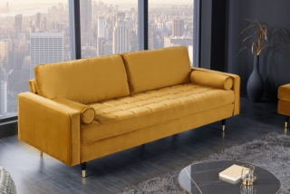 Sedačka VELVET MUSTARD