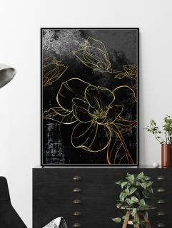 Obraz GOLD FLOWERS