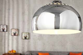 Závěsná lampa CHROME BALL