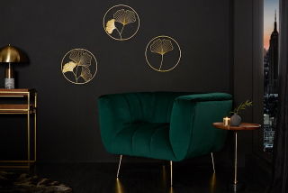 Dekorace GINKGO GOLD TRIO