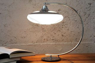 Stolní lampa LUNA LOGO