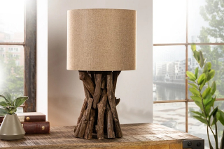 Stolní lampa HIRSON BEIGE