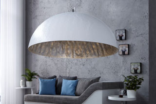 Závěsná lampa GLOW WHITE SILVER 70