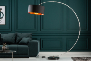 Stojací lampa PYTHON BLACK