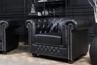 Křeslo CHESTERFIELD BLACK