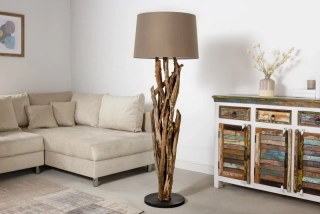 Stojanová lampa Wild Natur Wood Gray