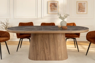 Jídelní stůl Unique Walnut 200